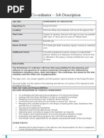 Download Workshops Coordinator Job Description by Mike Small SN50528383 doc pdf