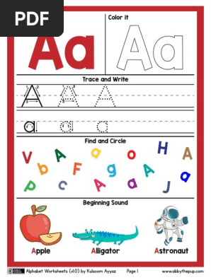 Alphabet Worksheets