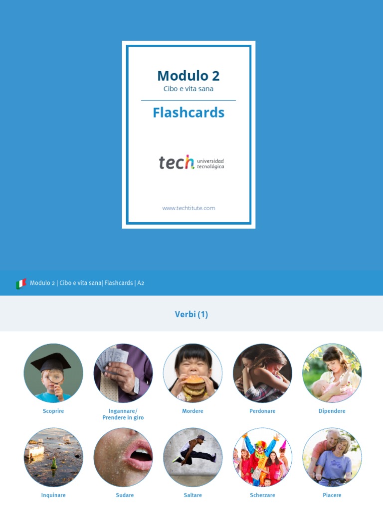 A2 Italiano M2 Flashcards | PDF