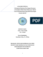 ANALISIS JURNAL Manajemen Keperawatan (NAURA NAZIFA (21220045) PSIK-NERS XV)