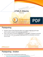 HTML5 Attacks: Personal Property of Keith Samborski