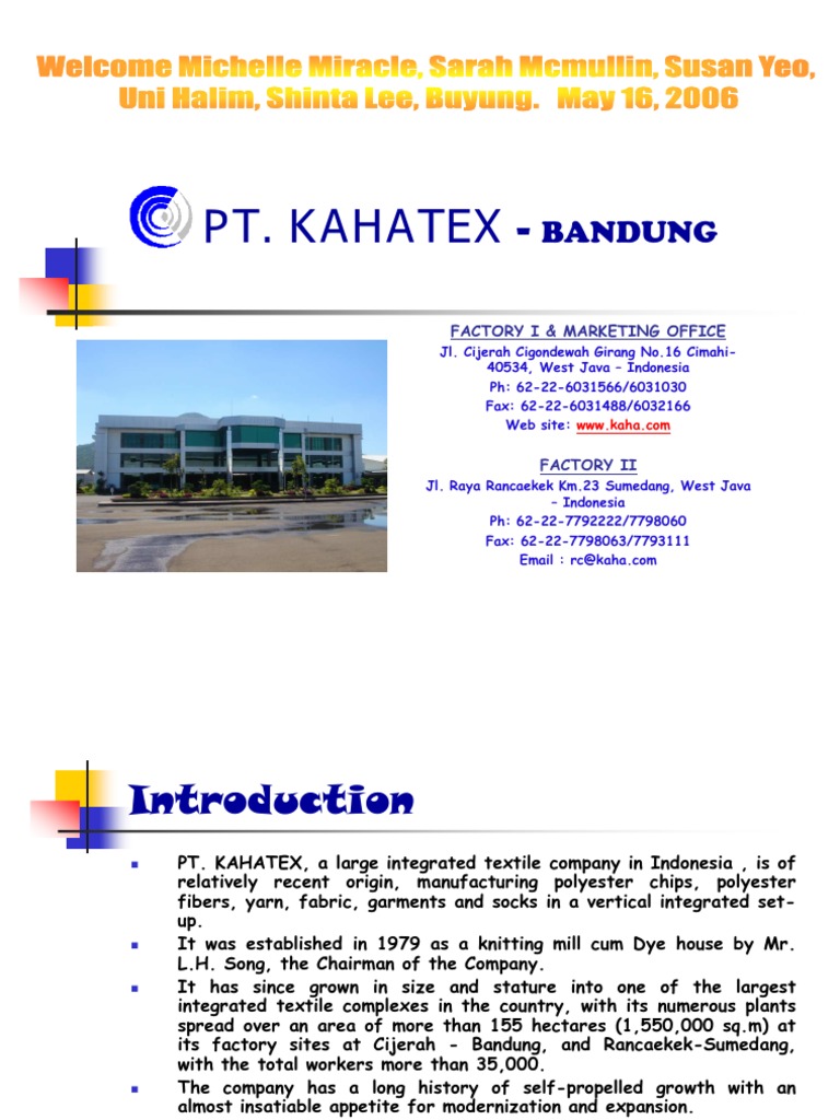 Kahatex Dyeing Knitting