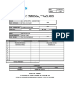 Notas de Entrega Formato