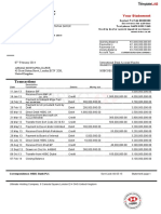 HSBC Bank Statement