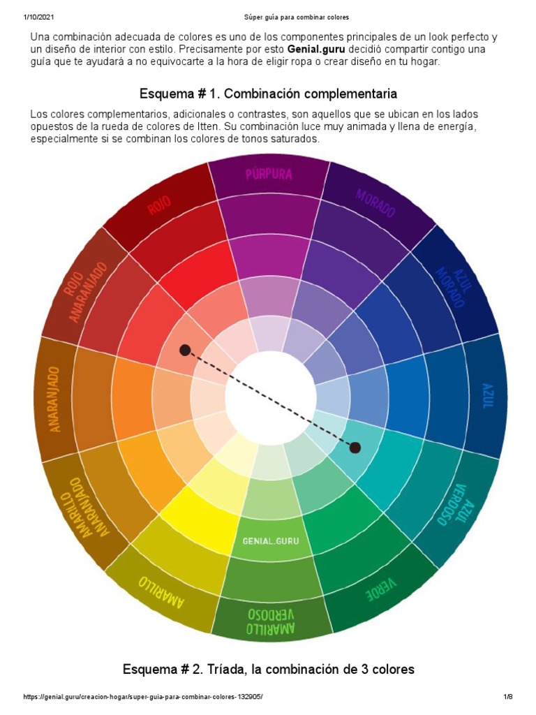 Esquema De Color Triple Complementario