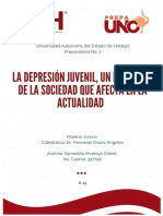 Depresión en Adolescentes y Como Afecta en La Actualidad