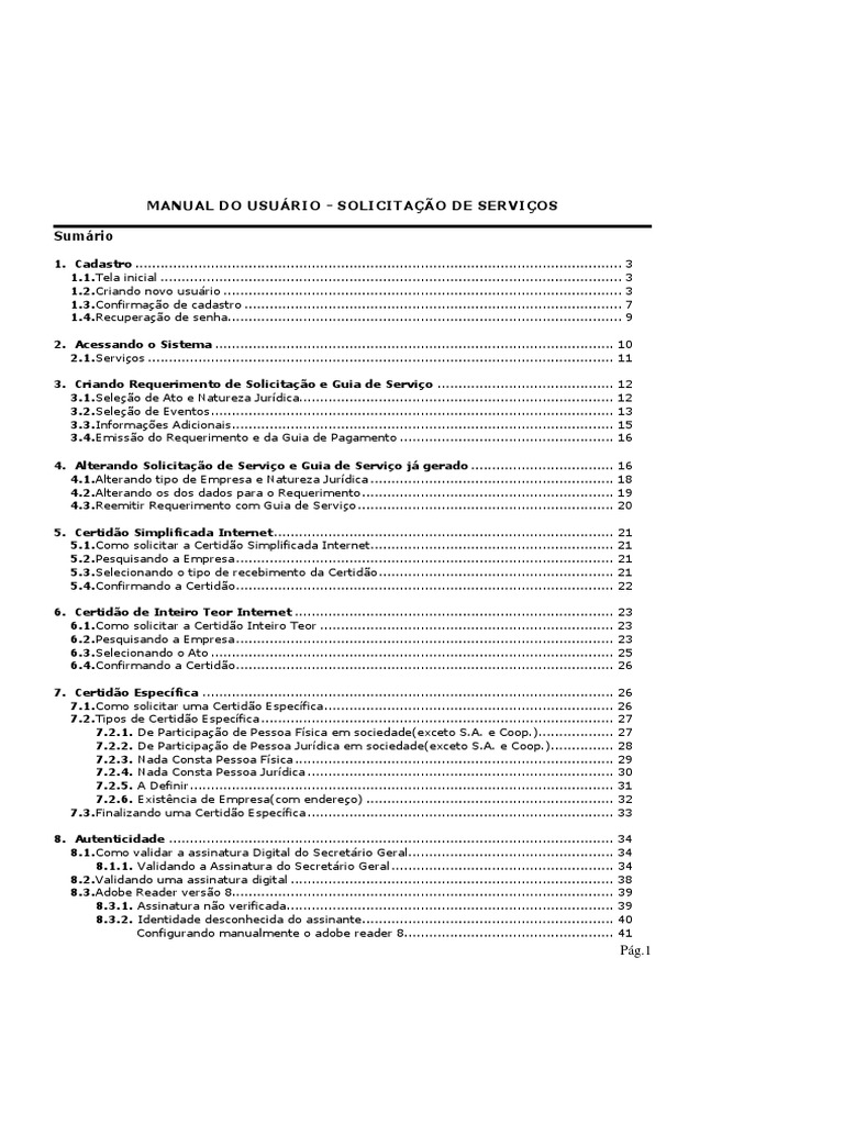 Novo Manual Jucepe Pdf Certificado De Chave Pública Janela
