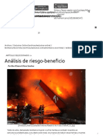 Analisis de Riesgo Beneficio Bomberos