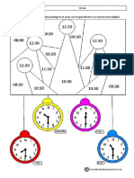 Ficha para Aprender La Hora #2