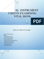 Medical Instrument Used in Examining Vital Signs