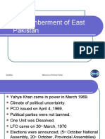 Dismemberment of East Pakistan in 1971