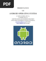 Andriod Operating System