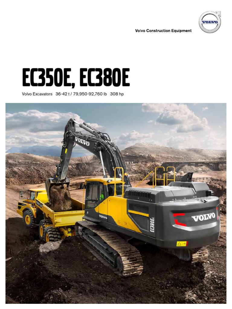 Brochure Ec350e Ec380e t4f en Na 22 Voe2220009347 | PDF | Horsepower ...