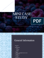 Dietetic Internship - Mini Case Study Powerpoint
