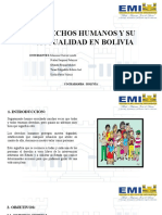 Presentacion Derechos Humanos y Su Actualidad en Bolivia