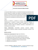 Portafolio de Servicios Corporación Delphy Colombia 07-04-2021