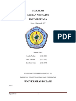 Makalah Asuhan Neonatus Hypoglekimia