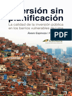 Espinoza & Fort (2017) Inversion Sin Planificación