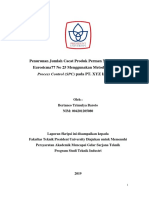 Penurunan Jumlah Cacat Produk Permen X Pada Mesin Eurosicma77 No 25 Menggunakan Metode Statistical