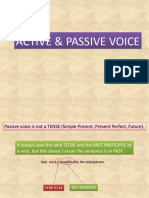 Active - Passive Voice