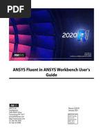 ANSYS Fluent in ANSYS Workbench Users Guide