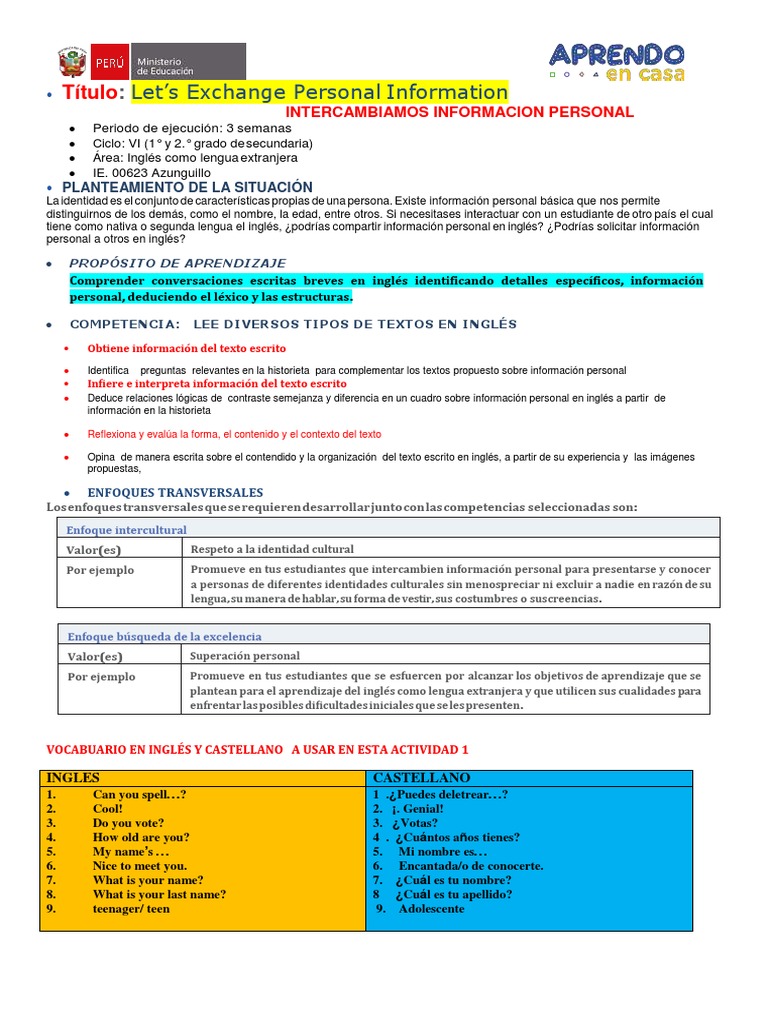 VHL Descubre 1 Student's Edition30.pdf - trescientos cincuenta y seis  Objetivo comunicativo: diversas situaciones en Describir el