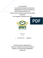 Yesi Mira Yeni-1801061037-Resume Pendahuluan, Kontrak Kuliah, Perkembangan Ekologi, Hubungan Ekologi Dengan Ilmu Lain