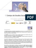 III Campus de Estudios Sociales 2011