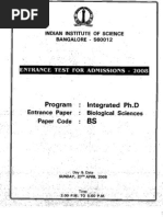 IISc-IntPhD 2008