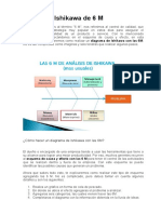 Diagrama Ishikawa de 6 M