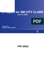 Ir Report For SM City Clark: (July 16, 2020)