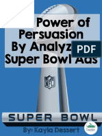 The Power of Persuasion by Analyzing Super Bowl Ads