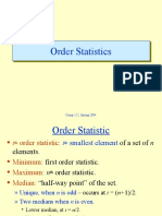 Median Order Statistics