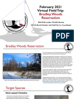 Virtual Field Trip Report To Bradley Woods Reservation Cleveland Metroparks February 2021