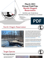 Virtual Field Trip Report To North Chagrin Cleveland Metroparks March 2021