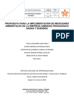 Propuesta de Implemetación de Mediciones Higienicas Hadas