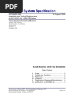 Materials System Specification