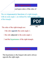 Trigonometry Ratios in Right Triangle