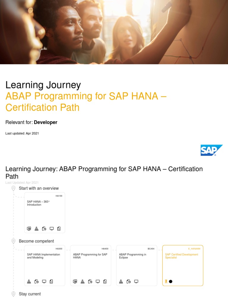 ABAP Programming For SAP HANA - Certification Path - Apr 2021 | PDF