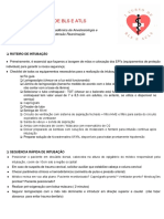 Roteiro de Intubação - I Curso de BLS e ACLS