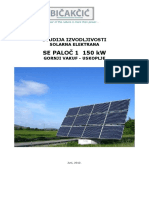 Studija izvodljivosti SE Paloč 1  150 kW