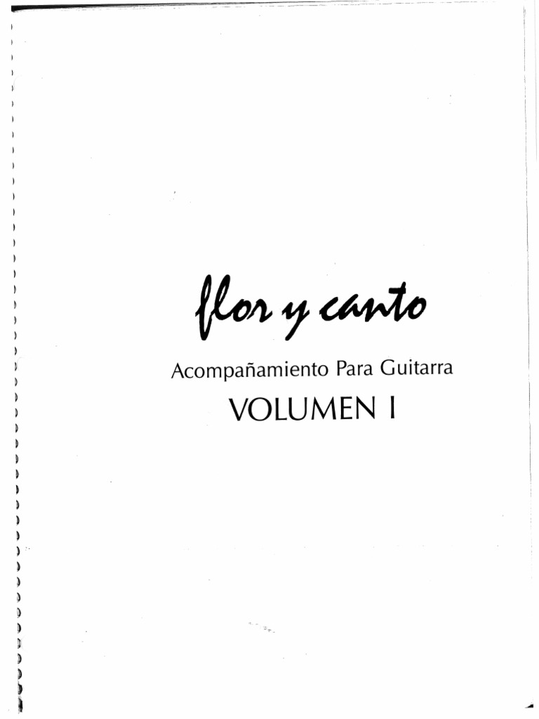 Flor y Canto I, Contenido y Indices | PDF