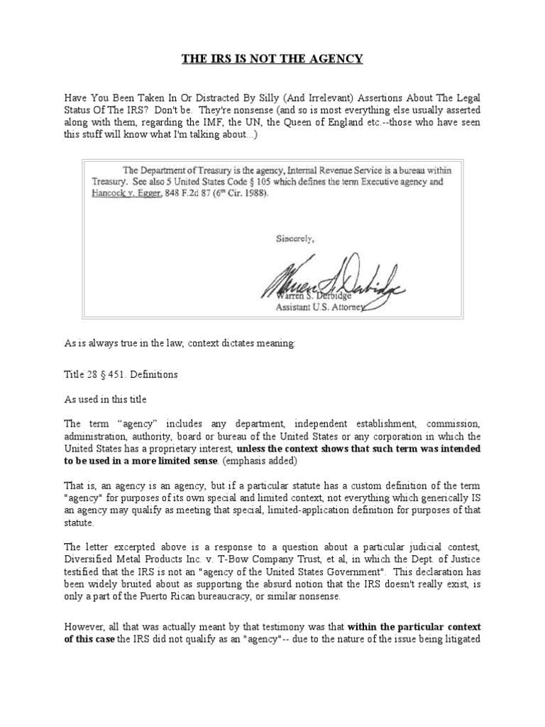 Internal Revenue Service Definition Examples and Forms