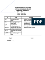 RPPM KB Tema Binatang Minggu Ke 4