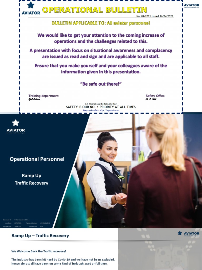 GOT 2021-04-26 Operational Bulletin-Ramp Up-260421 | PDF | Situation ...