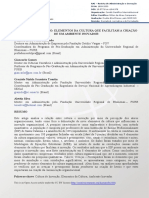 Elementos Que Facilitam A Criação de Ambiente Inovador