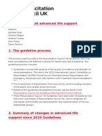 Guidelines Adult advanced life support