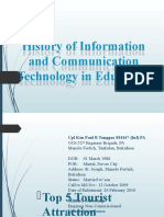 History of Information and Communication Technology in Education