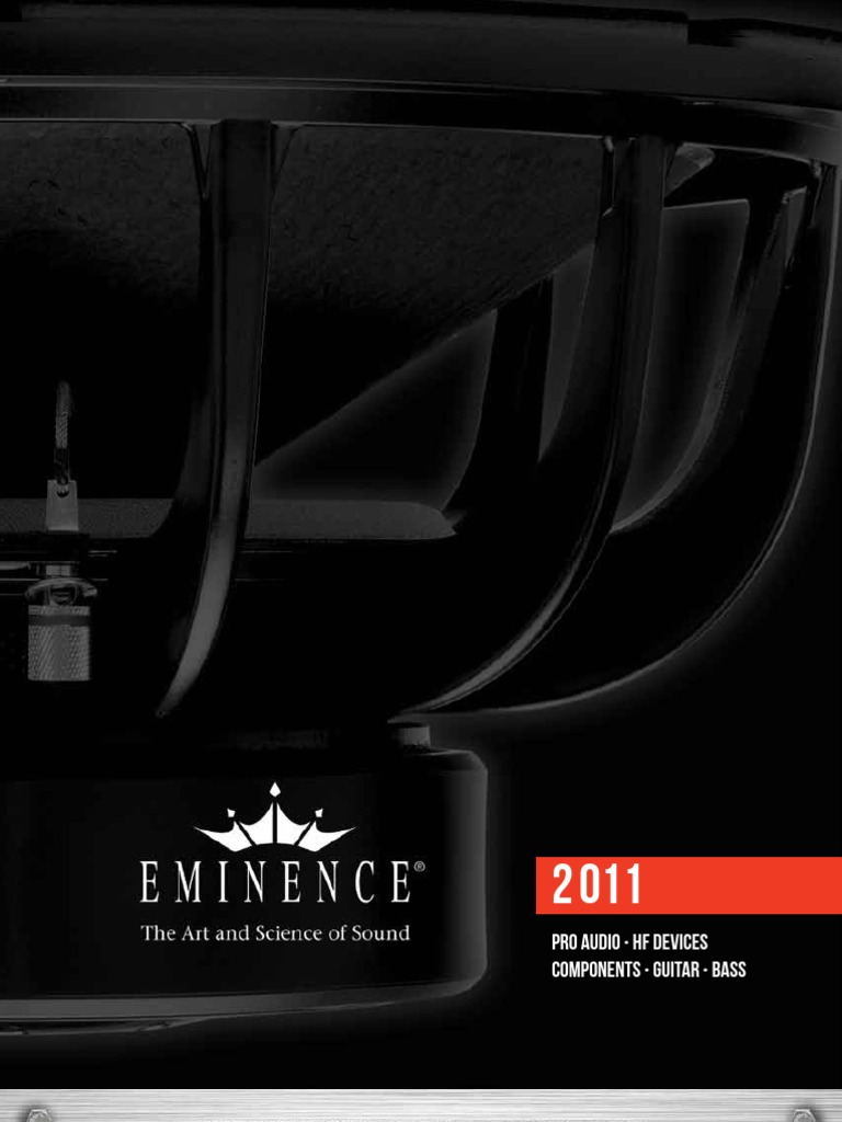 Catalogo Eminence 2011 | Loudspeaker | Inductor