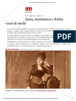 Emilia Pardo Bazán, Feminismos y Dobles Varas de Medir